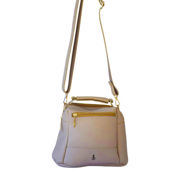 Skin Luxe Leather 4-Zip Bucket Bag